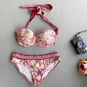 Gottex Floral Bikini 2 Piece Swim Suit 12